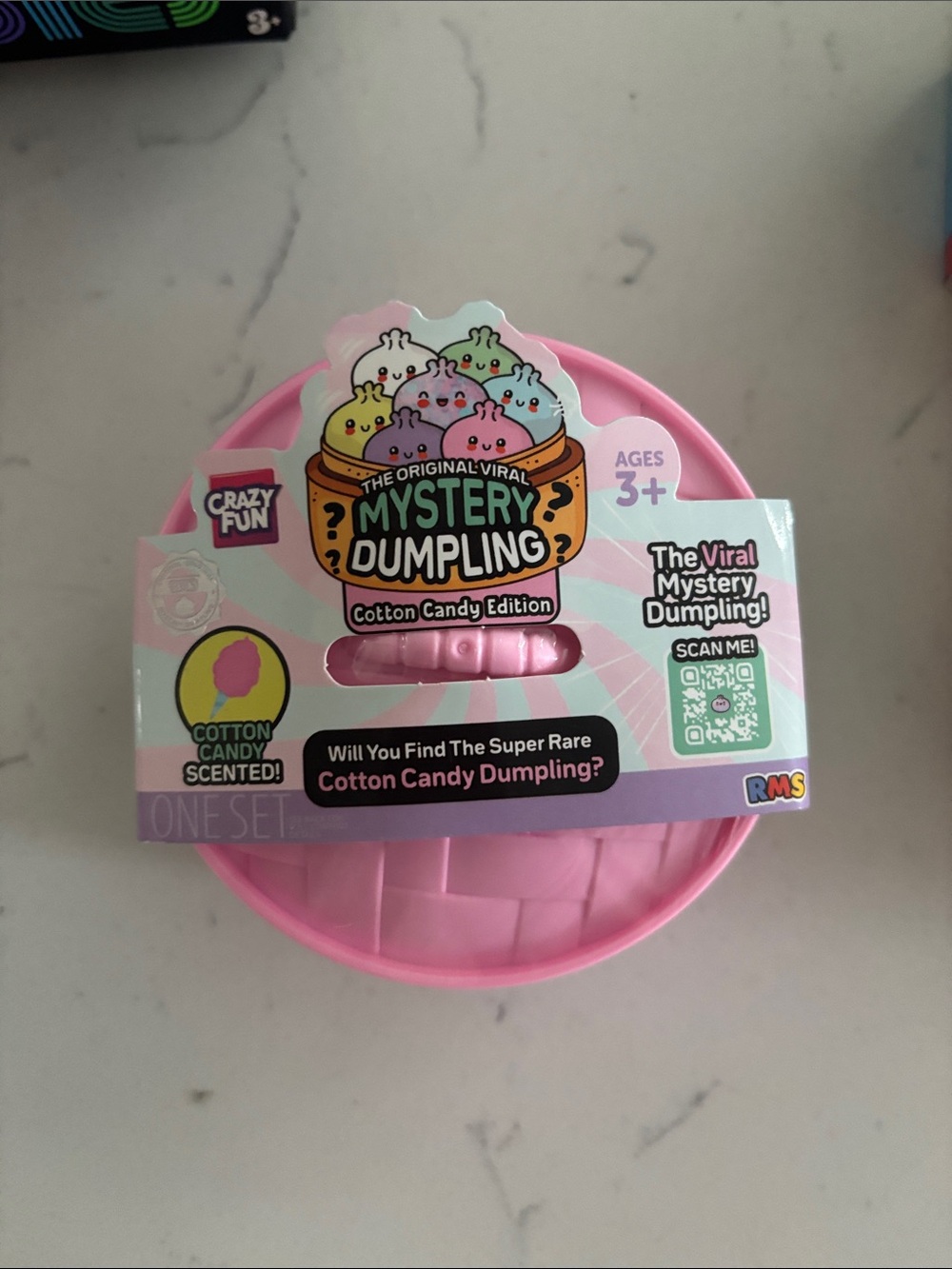 Mystery Dumpling Cotton Candy Edition - Pink Cotton Candy Scented Toy